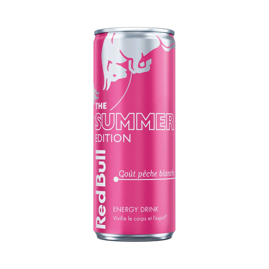 Red bull pêche blanche