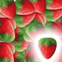 Fraises lisses (100g) Halal